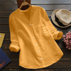 Women's Relaxed Button-Up Shirt – Casual Summer Shirt