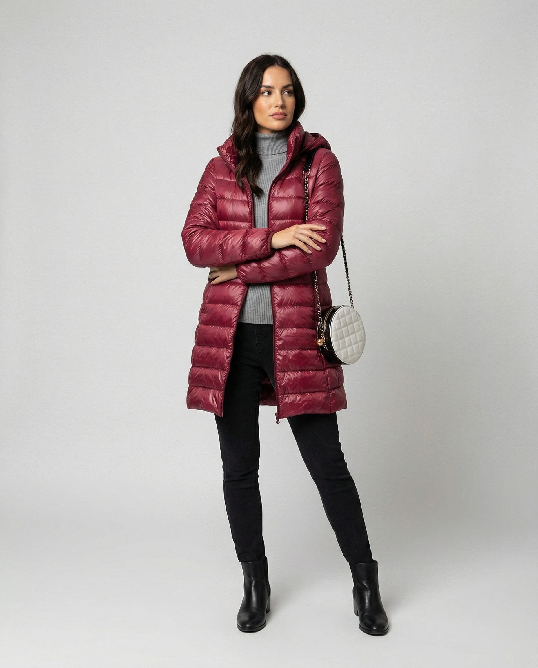 Women's Packable Hooded Puffer Jacket – Ultralight Transitional Jacket