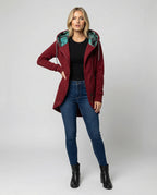 Women's Tailored Winter Jacket – Hooded Cold Weather Coat