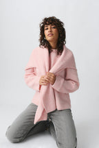 Women's Oversized Sweater – Balloon Sleeve Round Neck Pullover