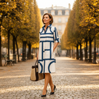 Women's Elegant Midi Dress – Occasion Dress – Siena