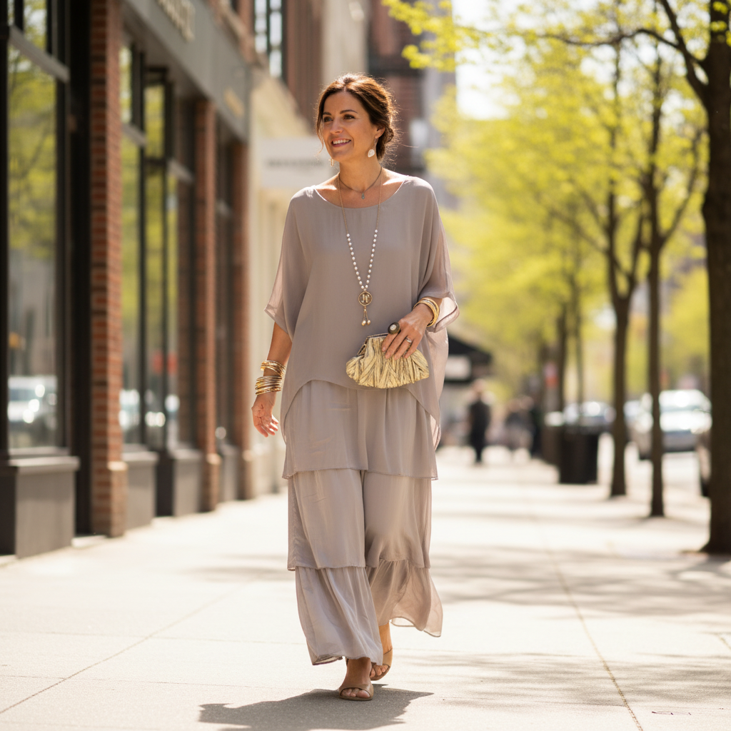 Women's Maxi Dress – Flowing Elegant Dress – Susan