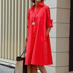Women's Casual Midi Dress – Lightweight Summer Dress – Agnes
