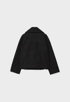 Women's Double Breasted Coat – Elegant Long Coat – Anna