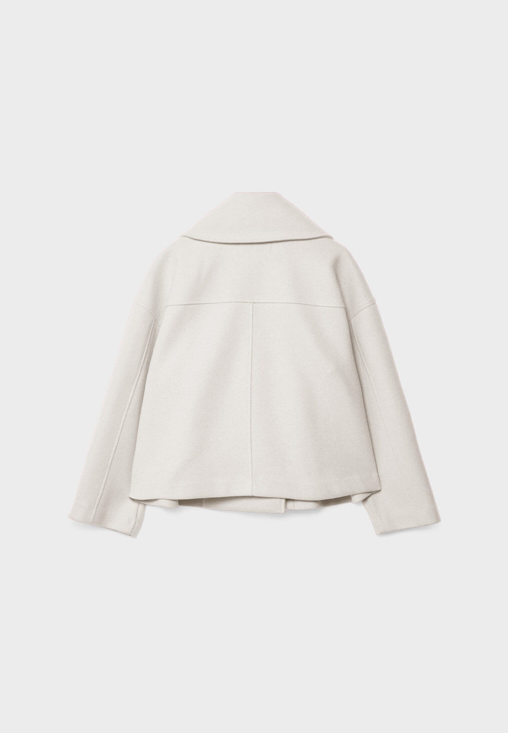 Women's Double Breasted Coat – Elegant Long Coat – Anna