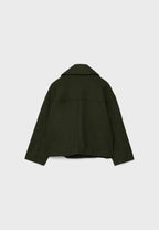 Women's Double Breasted Coat – Elegant Long Coat – Anna