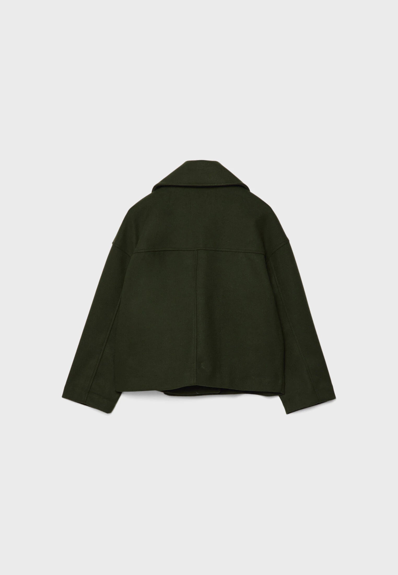 Women's Double Breasted Coat – Elegant Long Coat – Anna