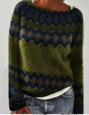 Women's Relaxed Crew Neck Sweater – Classic Everyday Knit Sweater
