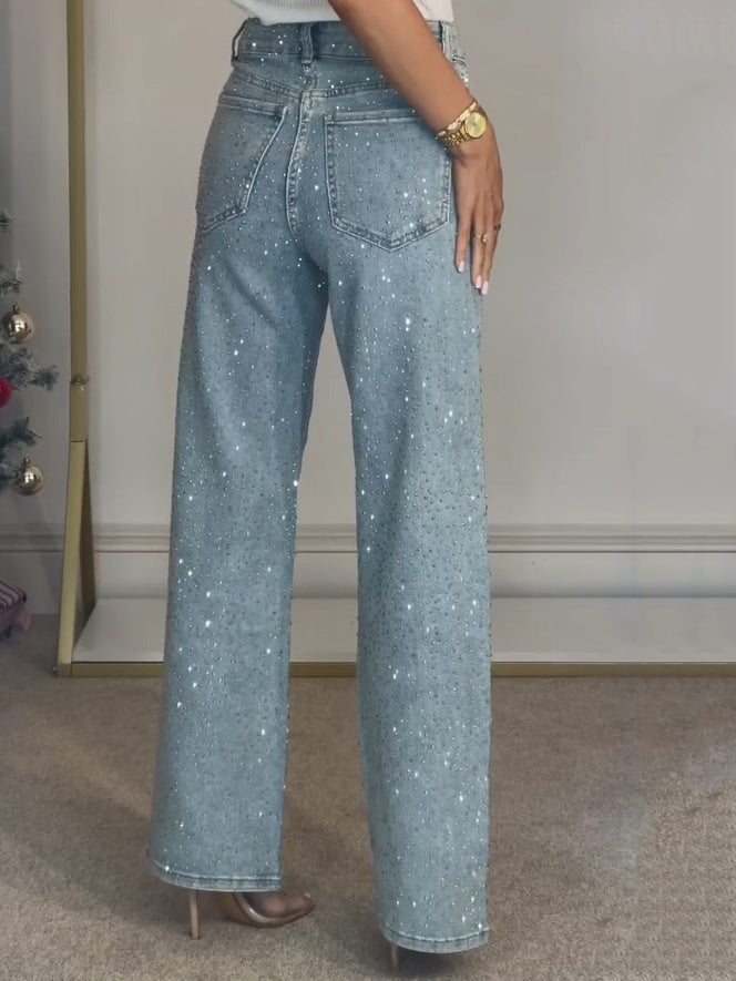Women's High Waist Jeans – Stretch Fit Denim Jeans – Rachel