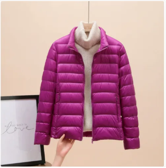 Women's Ultra-Light Puffer Jacket – Packable Quilted Winter Jacket