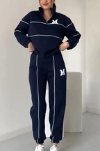 Women's Half-Zip Tracksuit – Matching Jogger Set