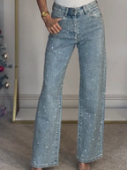 Women's High Waist Jeans – Stretch Fit Denim Jeans – Rachel