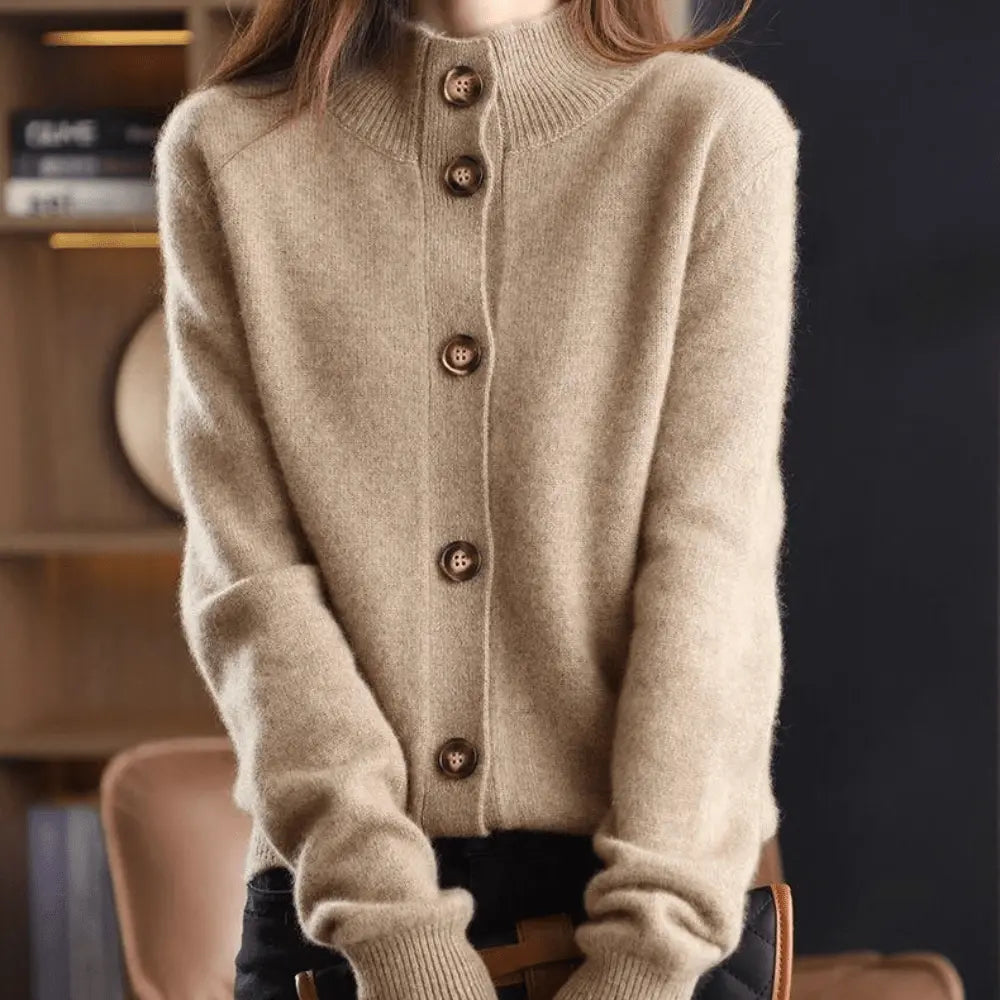Women's Relaxed Long Cardigan – Open Front Longline Layering Cardigan