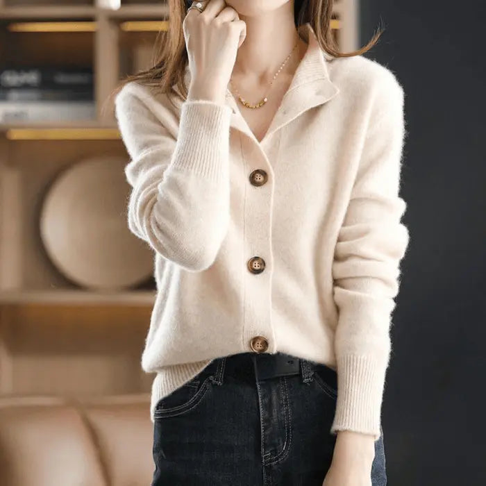 Women's Relaxed Long Cardigan – Open Front Longline Layering Cardigan