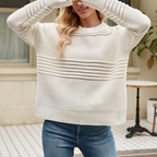Women's Knit Sweater – Relaxed Fit Sweater – Morgan