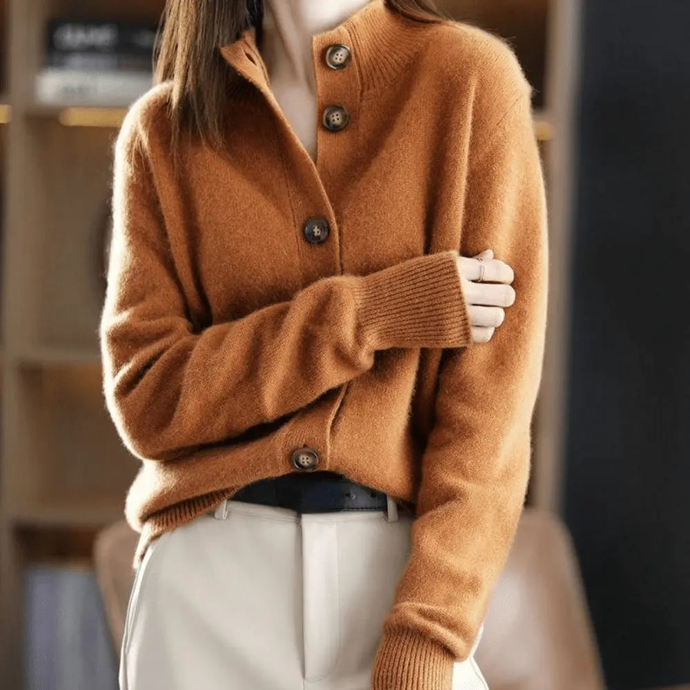 Women's Relaxed Long Cardigan – Open Front Longline Layering Cardigan