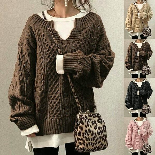 Women's Pullover Sweater – Knit Casual Sweater – Alani