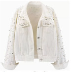 Women's Button Front Jean Jacket – Classic Casual Everyday Jacket
