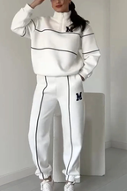 Women's Half-Zip Tracksuit – Matching Jogger Set