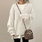 Women's Pullover Sweater – Knit Casual Sweater – Alani