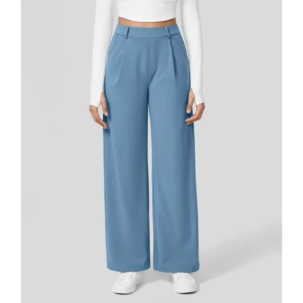 Women's Straight Leg Pants – High Waist Stretch Pants