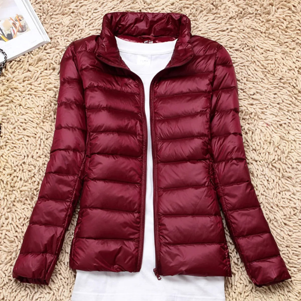 Women's Ultra-Light Puffer Jacket – Packable Quilted Winter Jacket