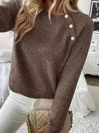 Women's Pearl Sweater – Pearl Embellished Knit Pullover
