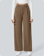 Women's Straight Leg Pants – High Waist Stretch Pants
