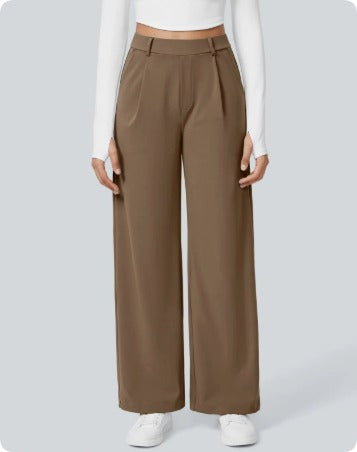 Women's Straight Leg Pants – High Waist Stretch Pants