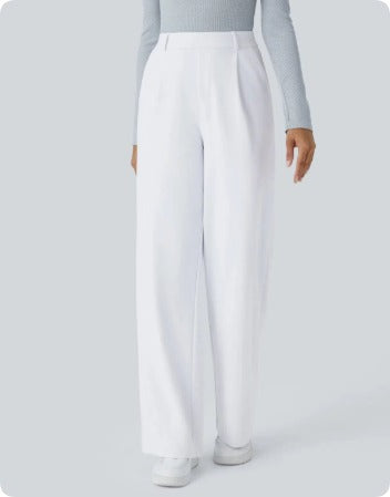 Women's Straight Leg Pants – High Waist Stretch Pants