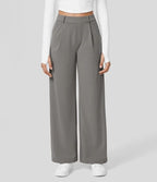 Women's Straight Leg Pants – High Waist Stretch Pants