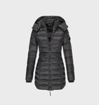 Women's Soft Lined Hooded Coat – Long Weather Resistant Winter Jacket