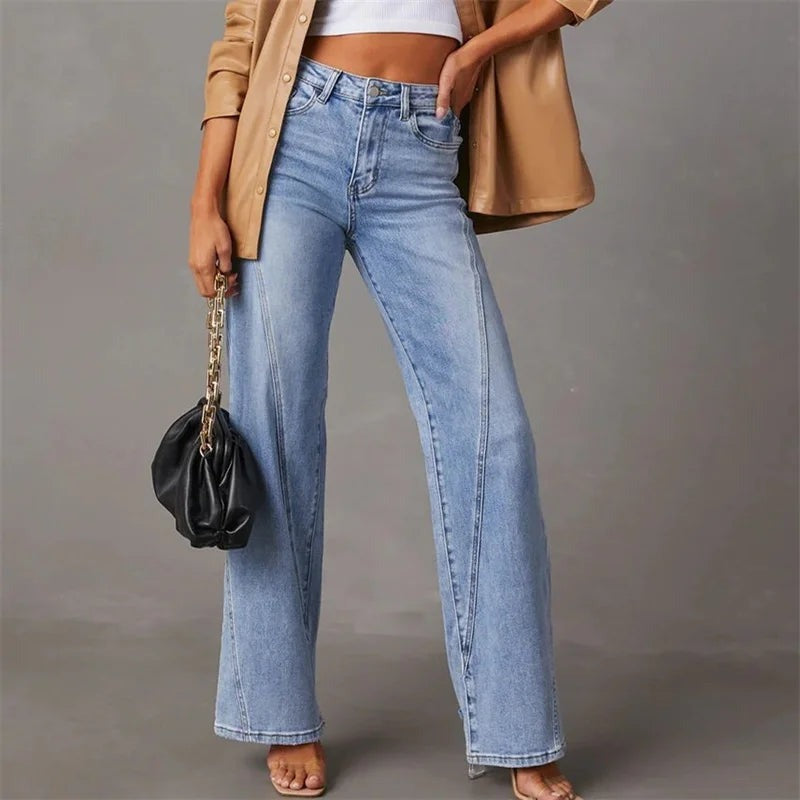 Women's Wide Leg Jeans – Relaxed High Rise Jeans