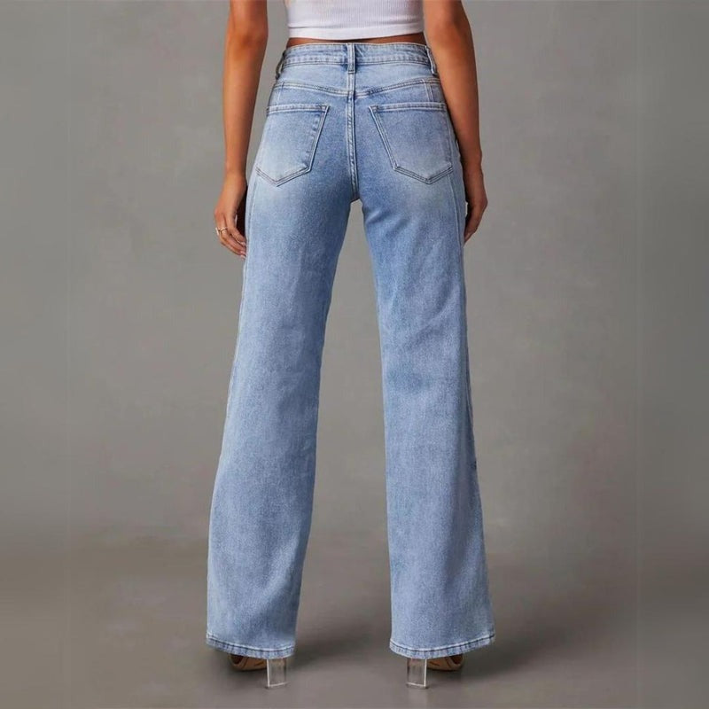 Women's Wide Leg Jeans – Relaxed High Rise Jeans