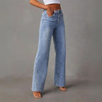 Women's Wide Leg Jeans – Relaxed High Rise Jeans