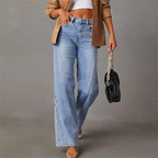 Women's Wide Leg Jeans – Relaxed High Rise Jeans