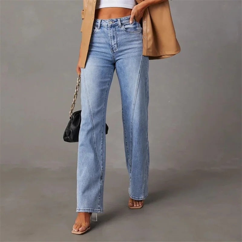 Women's Wide Leg Jeans – Relaxed High Rise Jeans