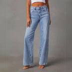 Women's Wide Leg Jeans – Relaxed High Rise Jeans
