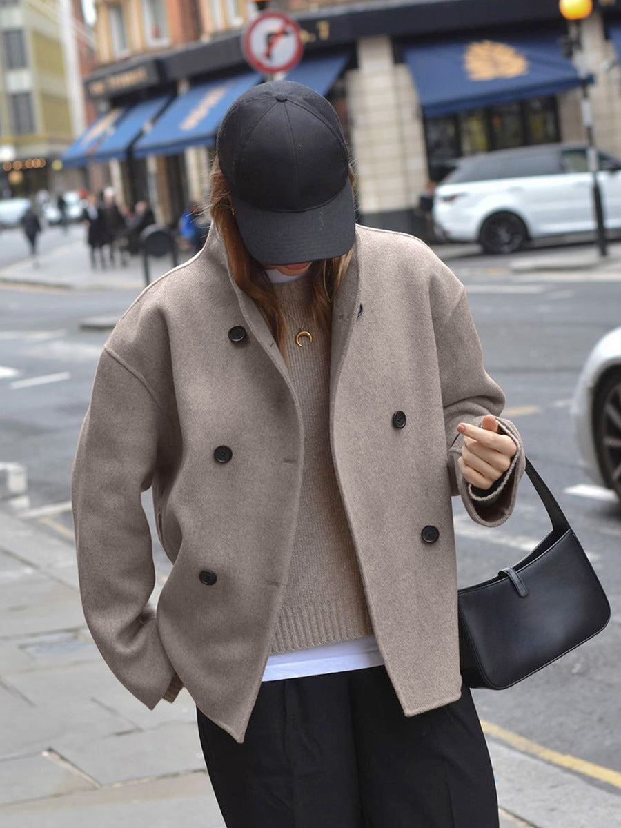 Women's Relaxed Vintage Jacket – Oversized Casual Statement Jacket