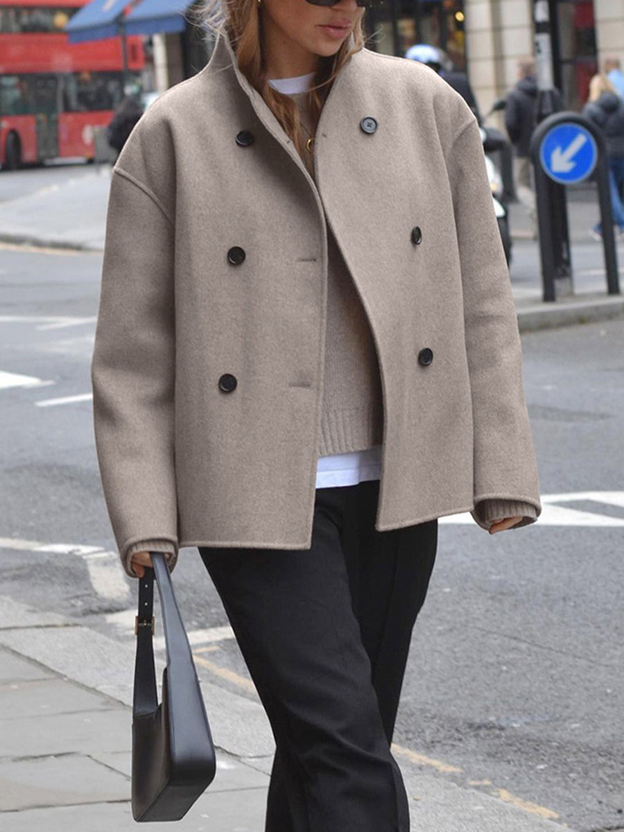 Women's Relaxed Vintage Jacket – Oversized Casual Statement Jacket