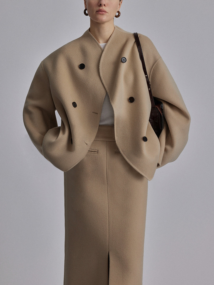 Women's Relaxed Vintage Jacket – Oversized Casual Statement Jacket