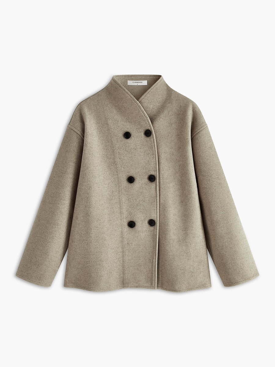 Women's Relaxed Vintage Jacket – Oversized Casual Statement Jacket