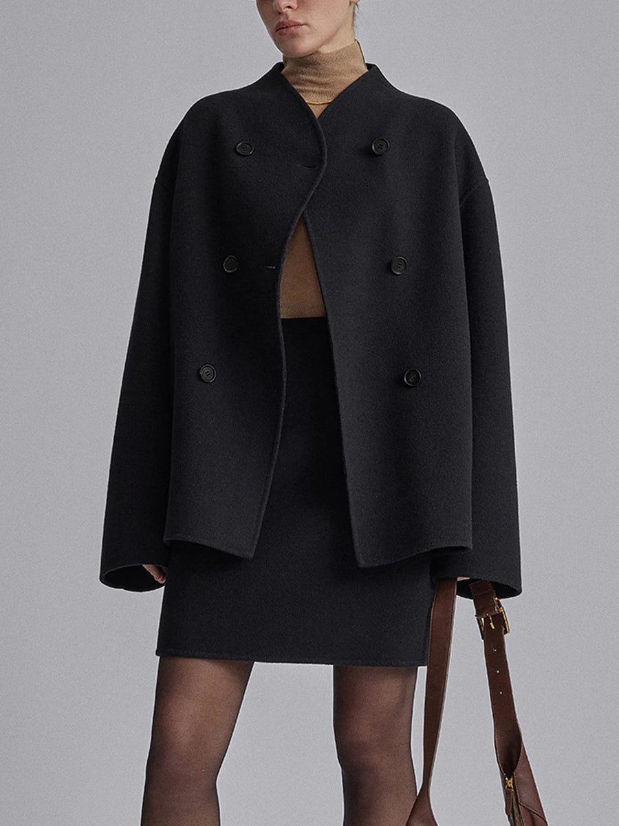 Women's Relaxed Vintage Jacket – Oversized Casual Statement Jacket