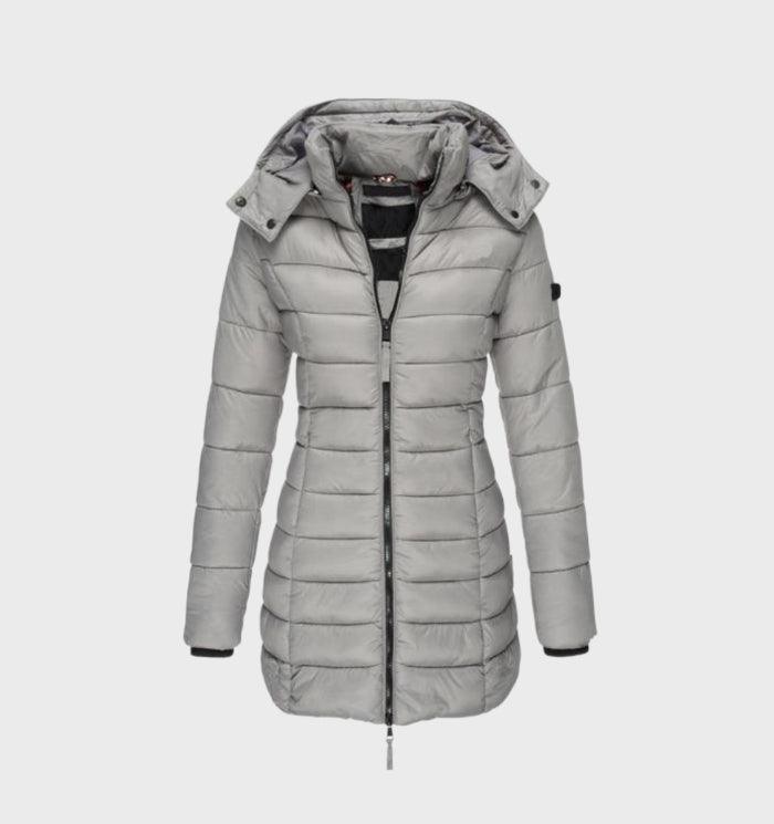 Women's Soft Lined Hooded Coat – Long Weather Resistant Winter Jacket