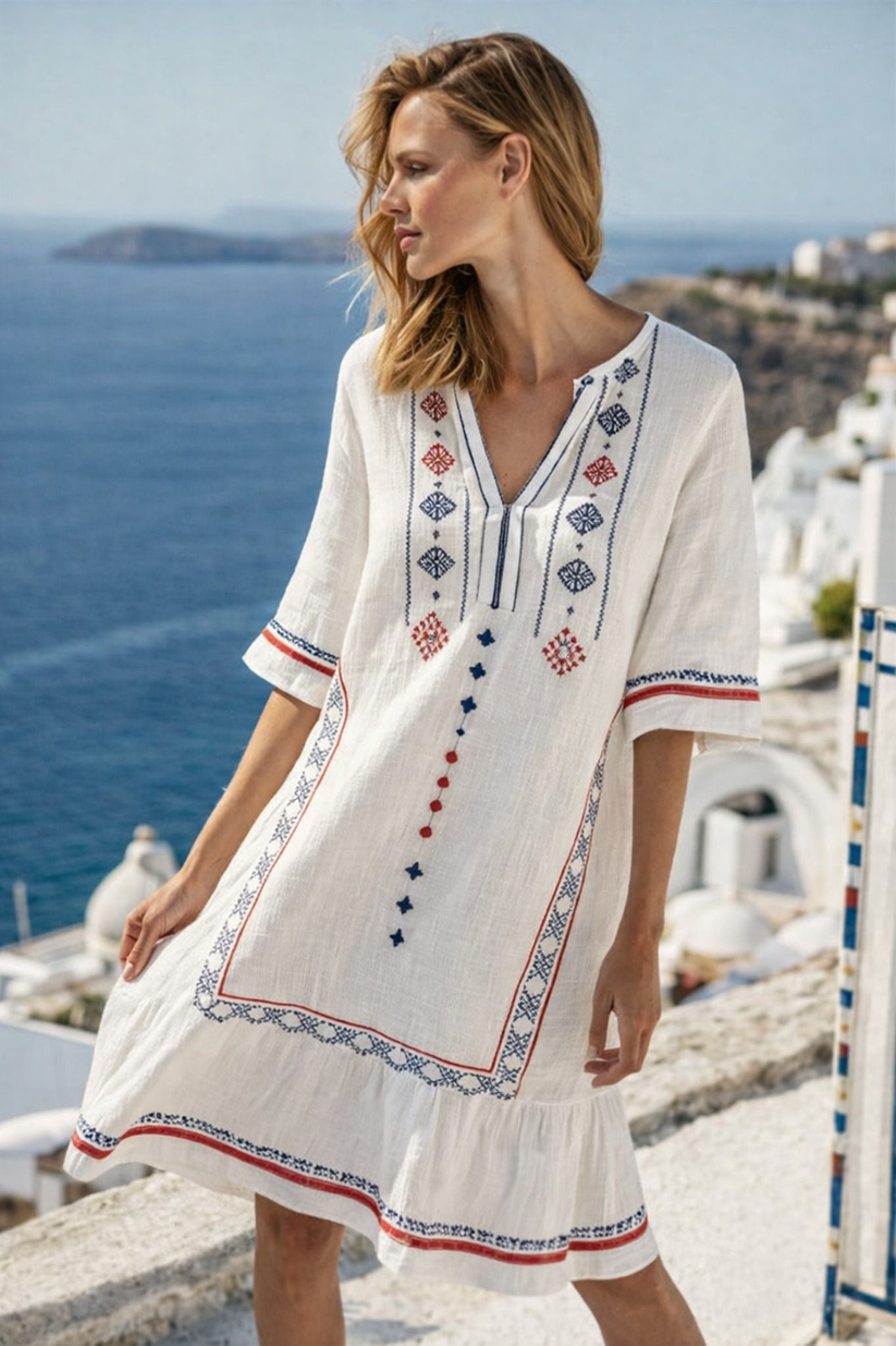 Women's Loose Beach Dress – Casual Summer Dress