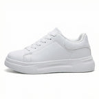 Women’s Orthopedic White Sneakers – Minimalist Comfort Walking Shoes – Paige