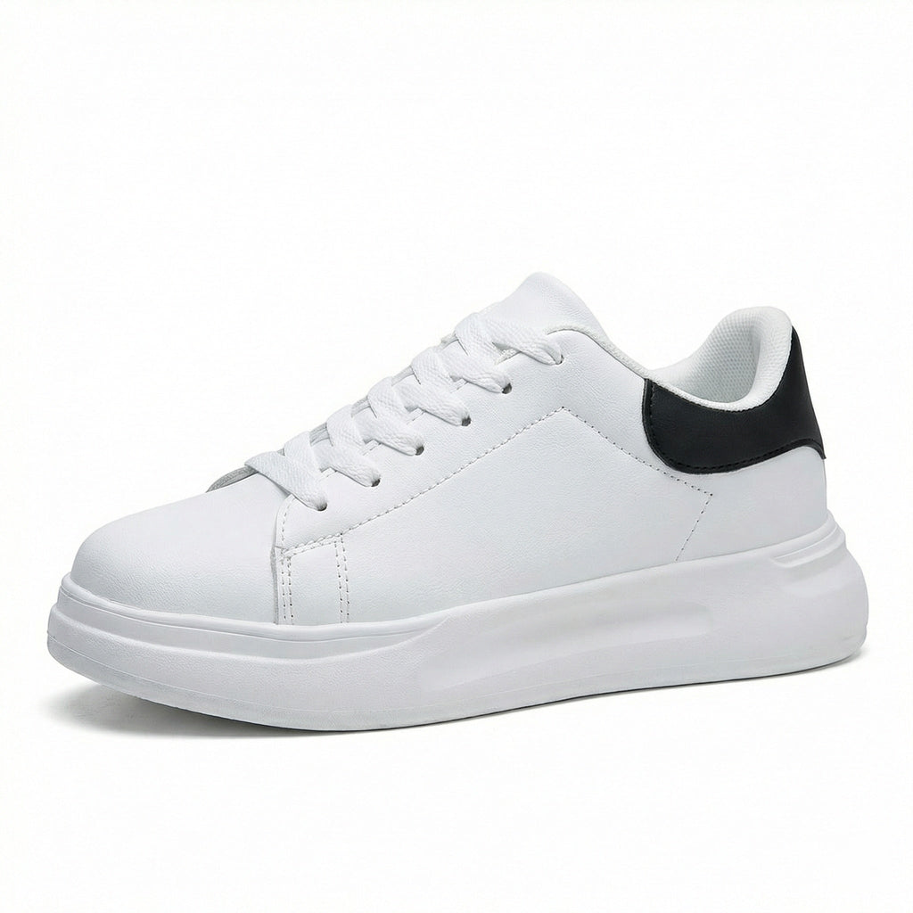 Women’s Orthopedic White Sneakers – Minimalist Comfort Walking Shoes – Paige
