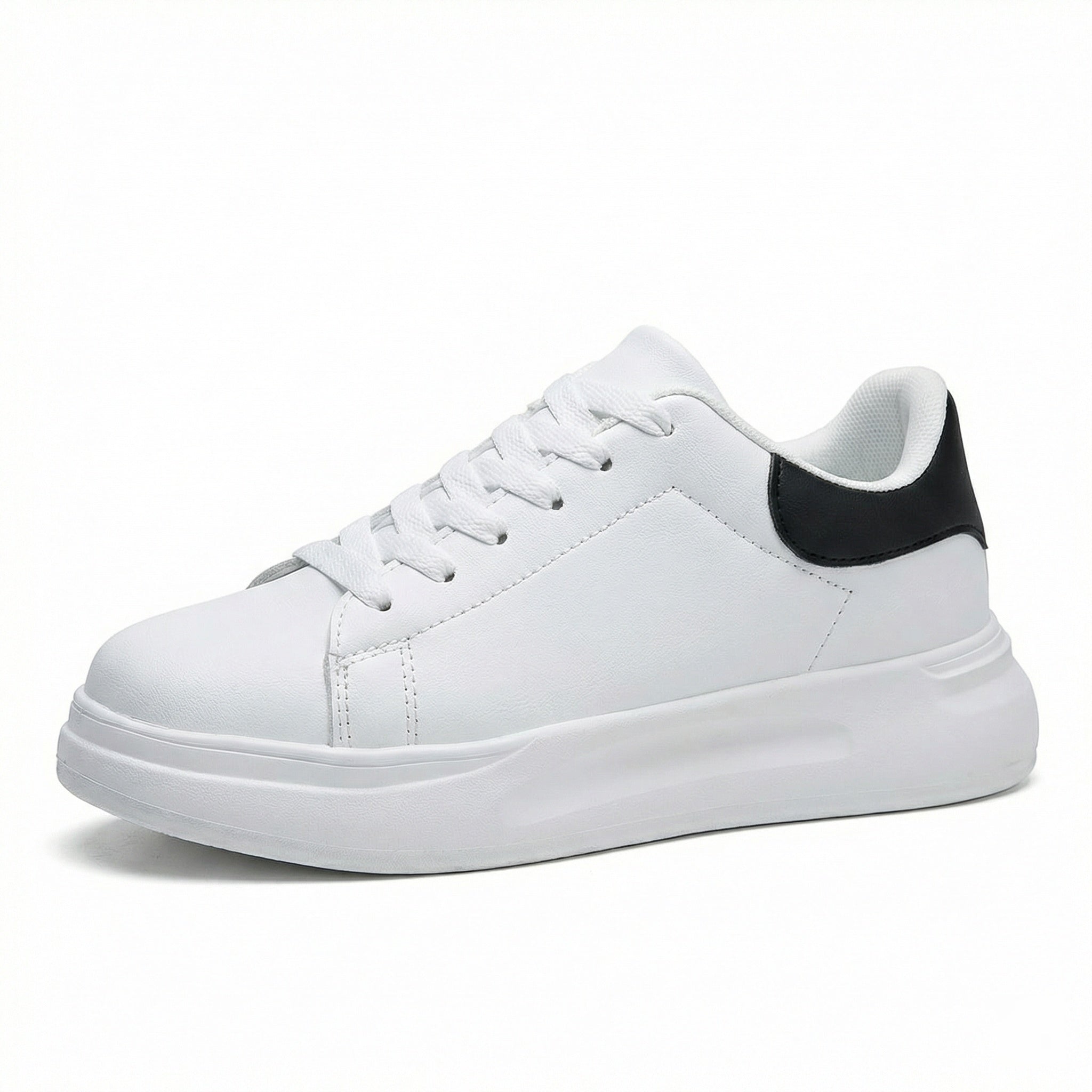 Women’s Orthopedic White Sneakers – Minimalist Comfort Walking Shoes – Paige