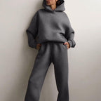 Women's Oversized Tracksuit Set – Relaxed Jogger Set