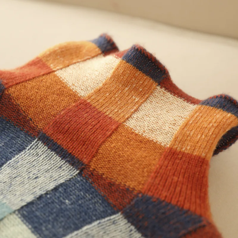 Women's Patterned Sweater – Relaxed Winter Knit Pullover
